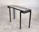 Magnificent console design by Pierre Vandel Paris 1970s black lacquered.