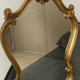 Gilded wood mirror