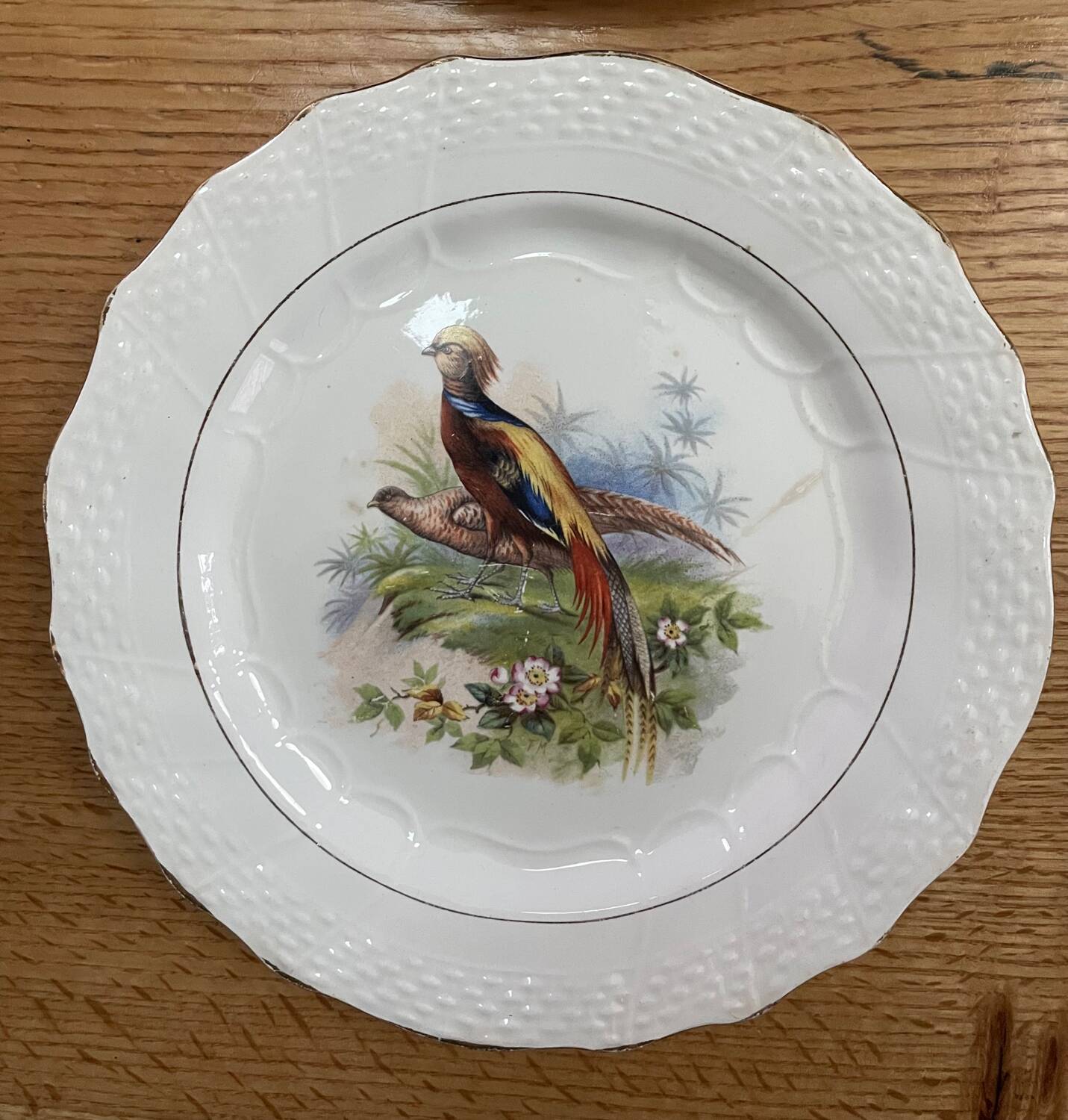 9 hamage moulin des loups ceramic dessert plate