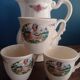 Cafetière et tasses de Sarreguemines modèle Obernai