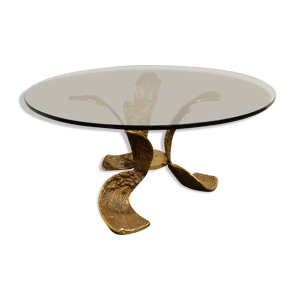 table basse en bronze