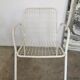 Emu chair, rio, in white metal mesh