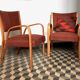 Paire de fauteuils Bow Wood