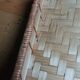 Wicker presentation basket tray