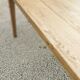 Solid oak farmhouse table 220cm x 75cm