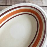 Plat ovale en Faïence, vintage
