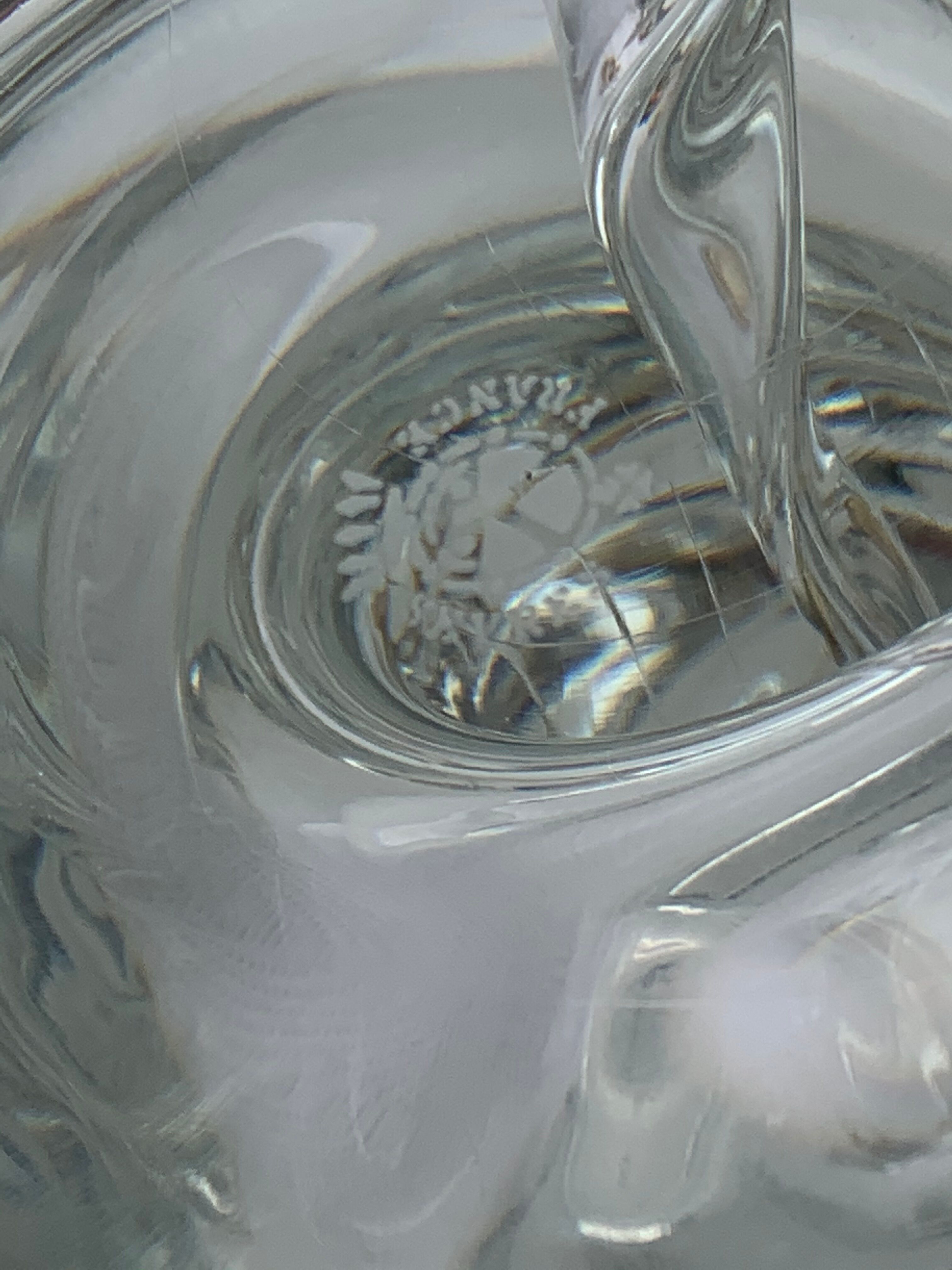 Sèvres crystal lamp foot