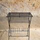 Metal magazine/vinyl rack