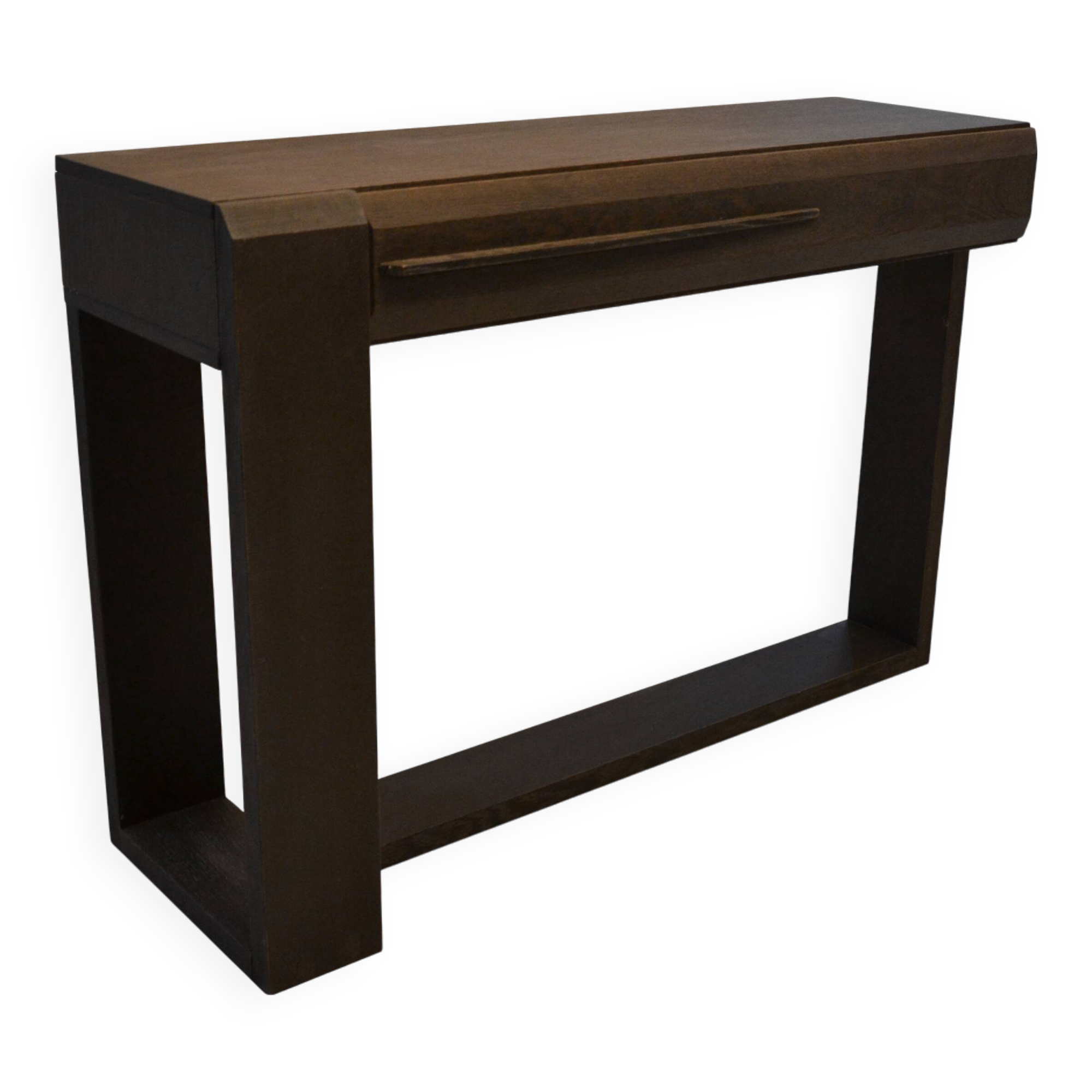 Console en chêne avec tiroir
