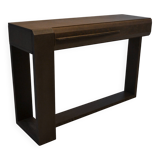 Oak console with drawer