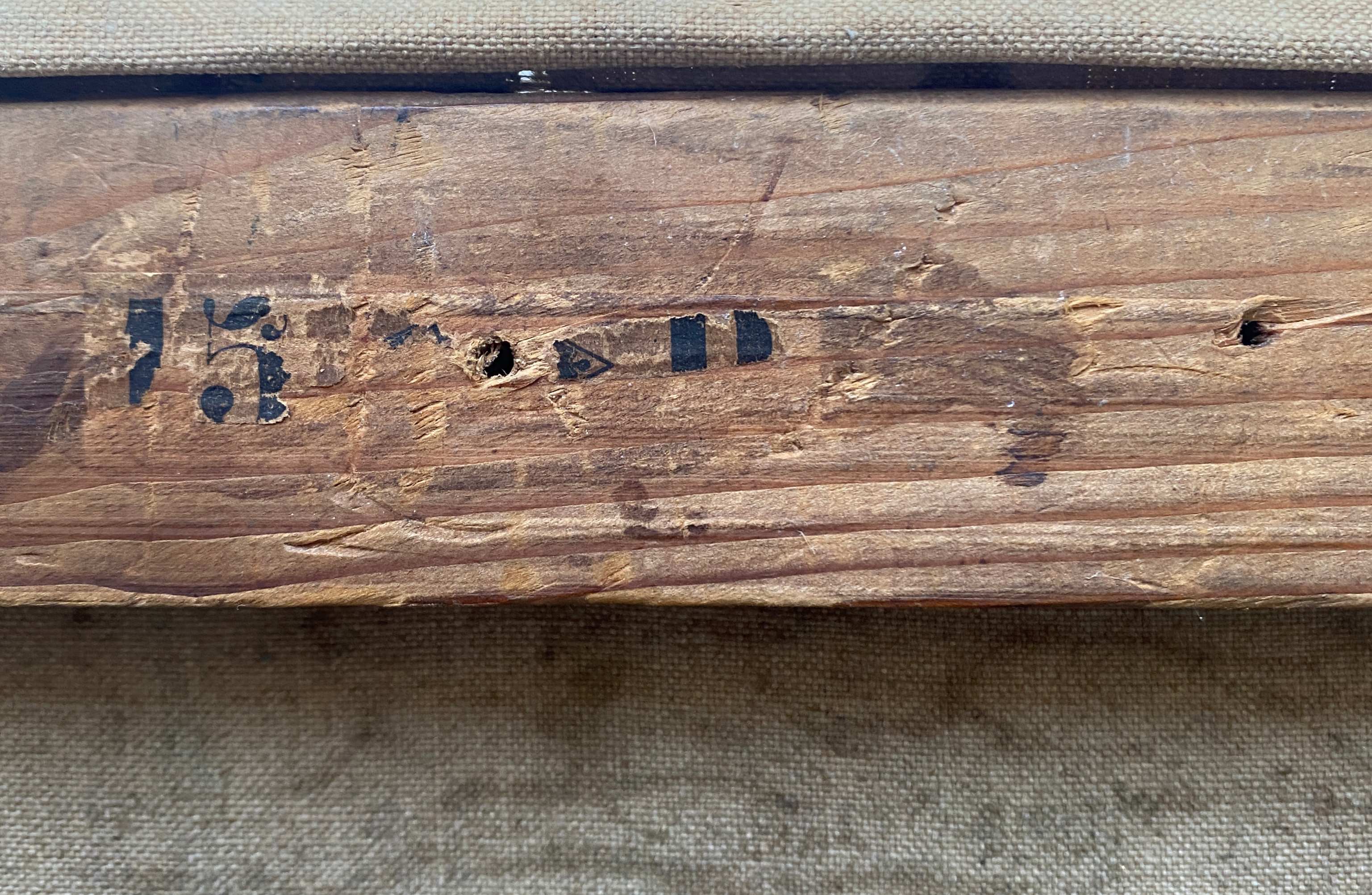 Table HST "The wooded garden" monogrammed JCE school Nabis