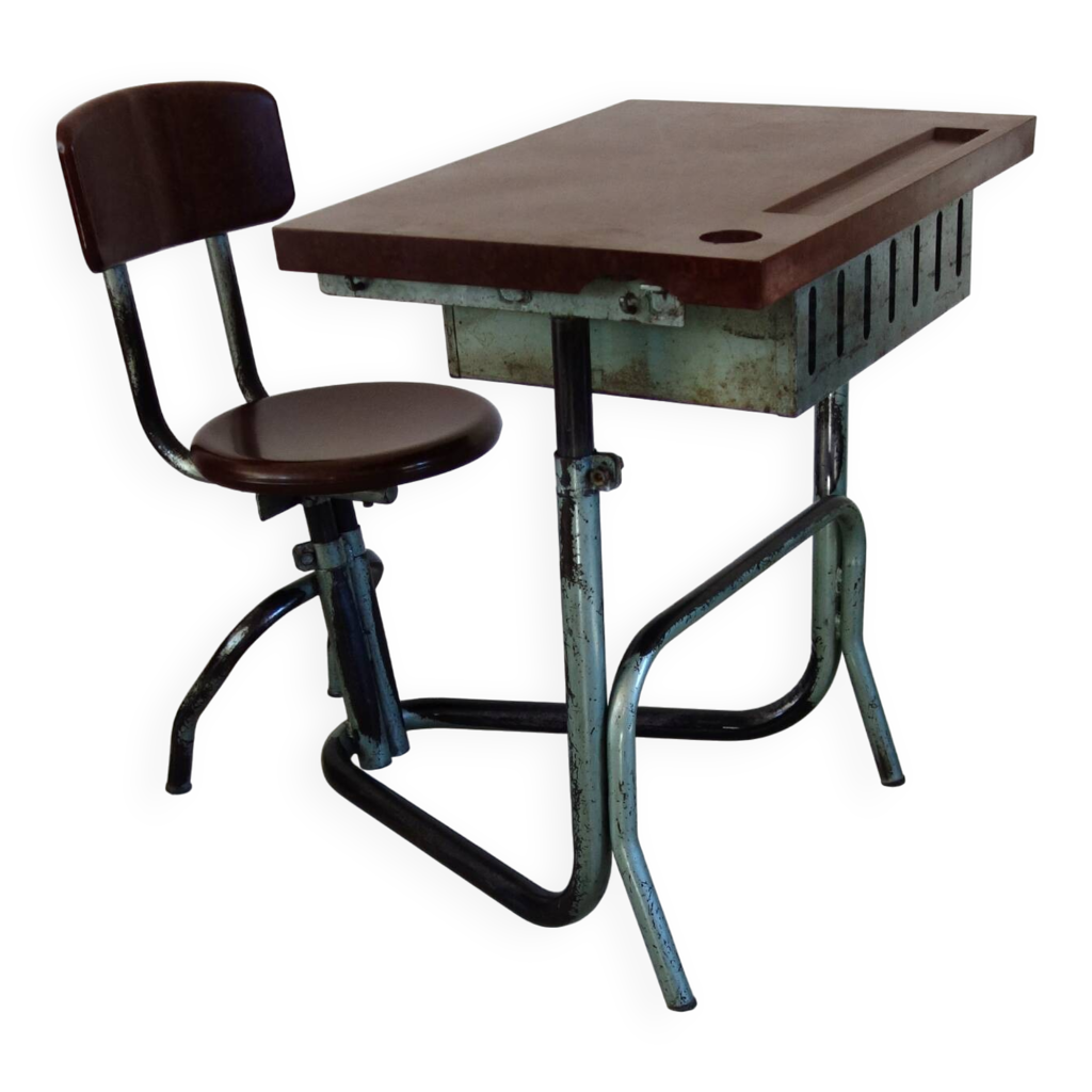 Bureau Ecolier Ancien Relookenull