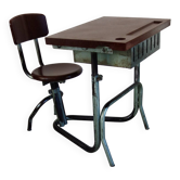 Ancien bureau écolier évolutif années 30