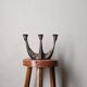 Vintage bronze chandelier Scandinavian country decor