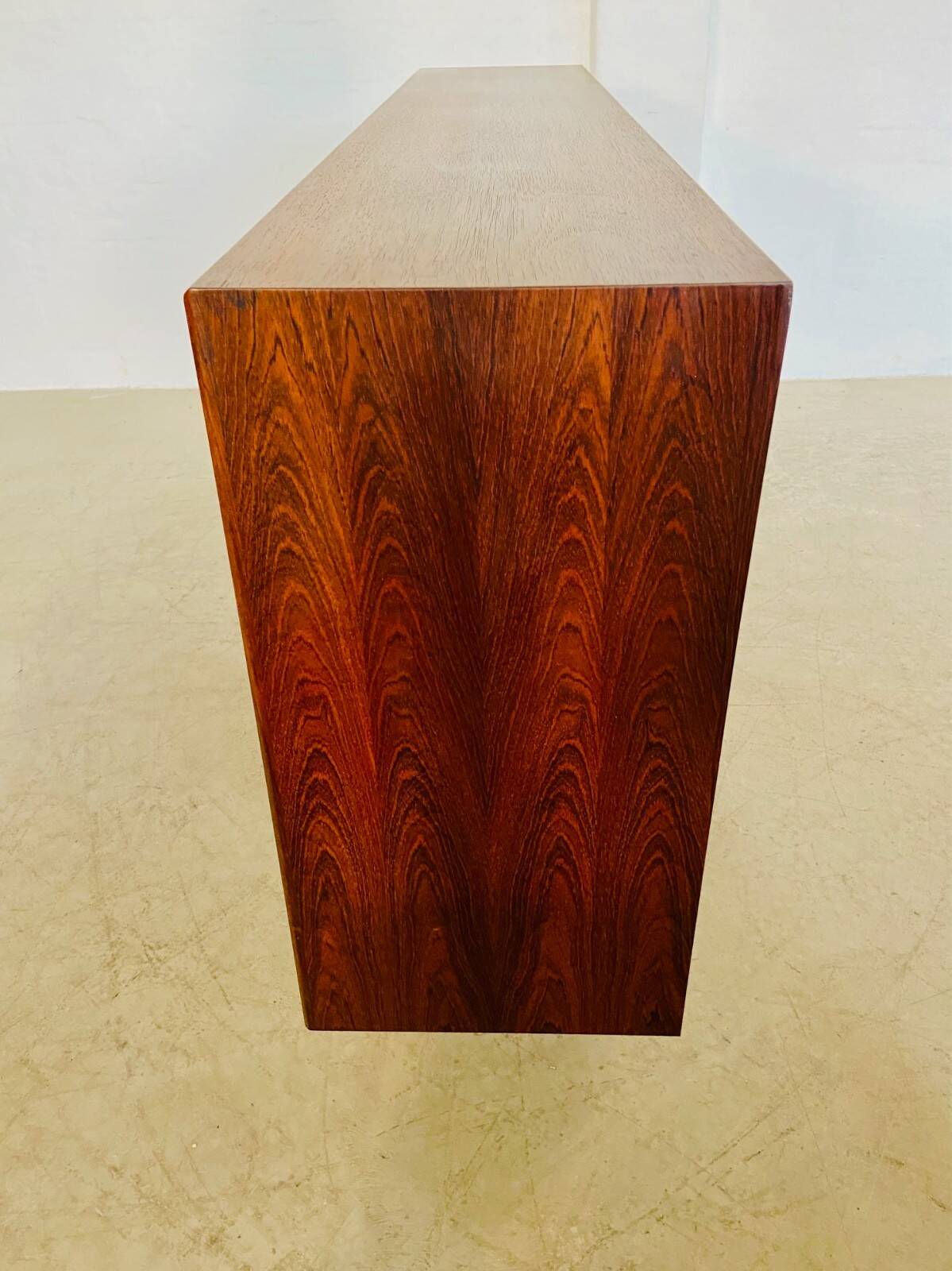 Vintage Danish mid-century retro rosewood bookcase 1960s