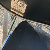 David rowland chair 404, black and steel to restore