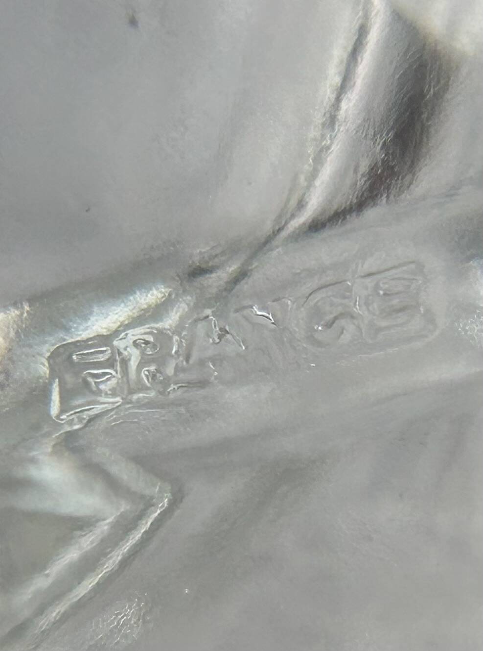 Glass serving dish - Made in France - Mid 20th century