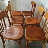 Set de 6 chaises bistrot
