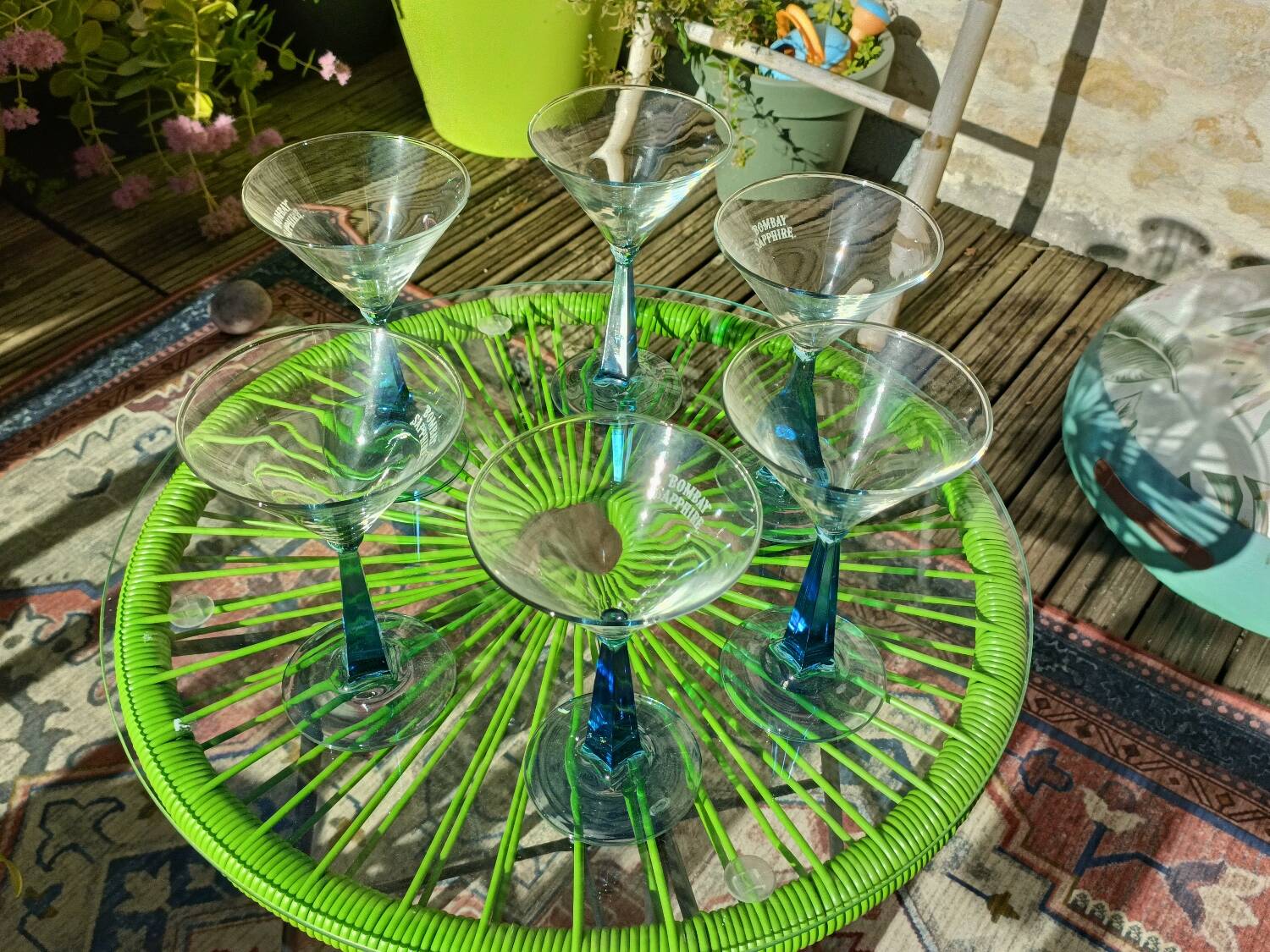 Cocktail glasses