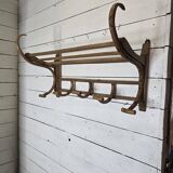Ancien porte manteau en bois courbé