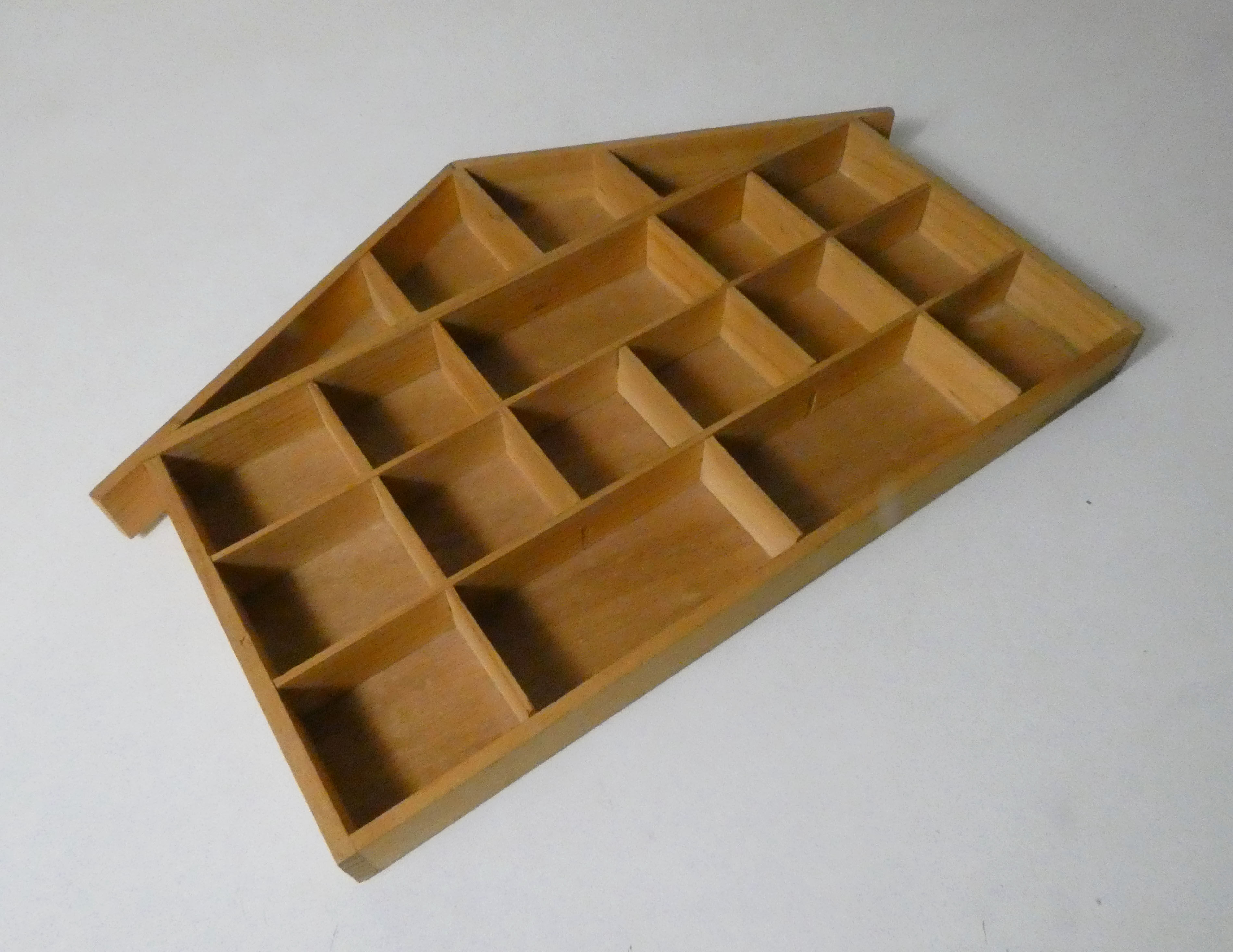 Home-made trinket shelf