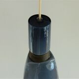 Vintage blue glass suspension