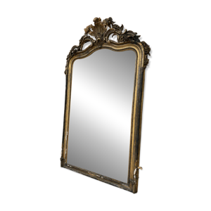 Grand miroir doré -