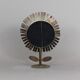 Jean Vinay flower mirror 1960s, In copper & brass