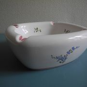 large ceramic vintage decorative French ashtray