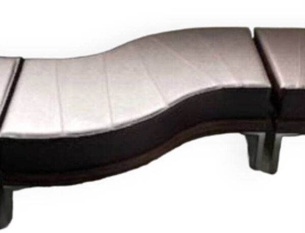 Canapé modulable, Canapé en cuir vintage des années 60, 70