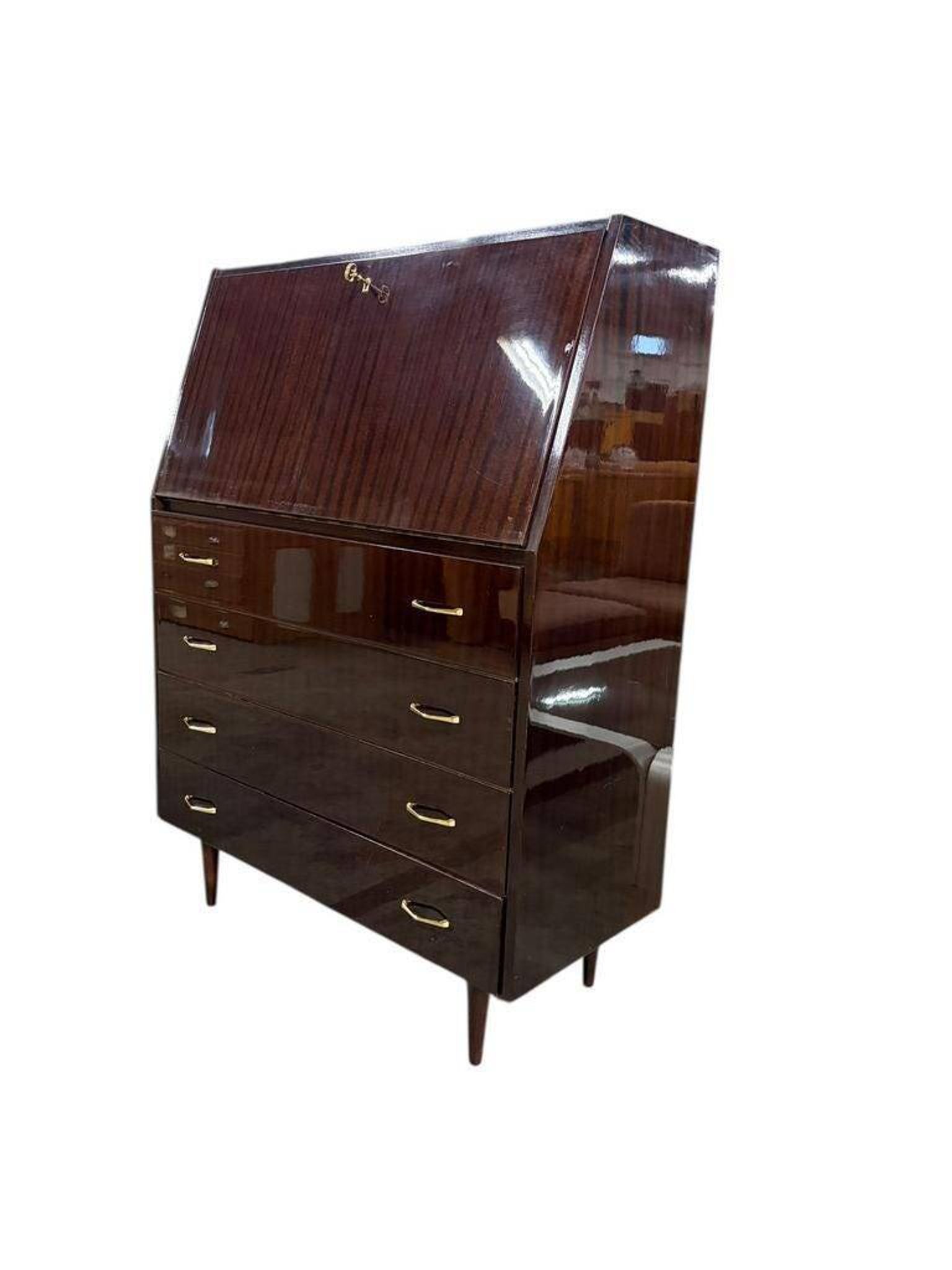 Armoire en bois vintage / secrétaire / commode