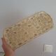 Rectangular dish in vintage Limoges enameled porcelain