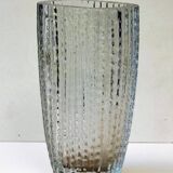 Mid Century Signed Glass Vase Kurt Wokan for Ingrid    - 18,5 cm tall