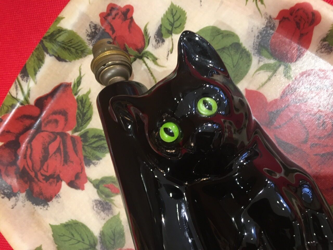 Cat lamp foot from the 80s