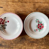 Mismatched plates l'Amandinoise