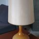 Vintage glass table lamp by Jacob E. Bang for Holmegaard