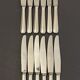 12 large Christofle silver metal knives