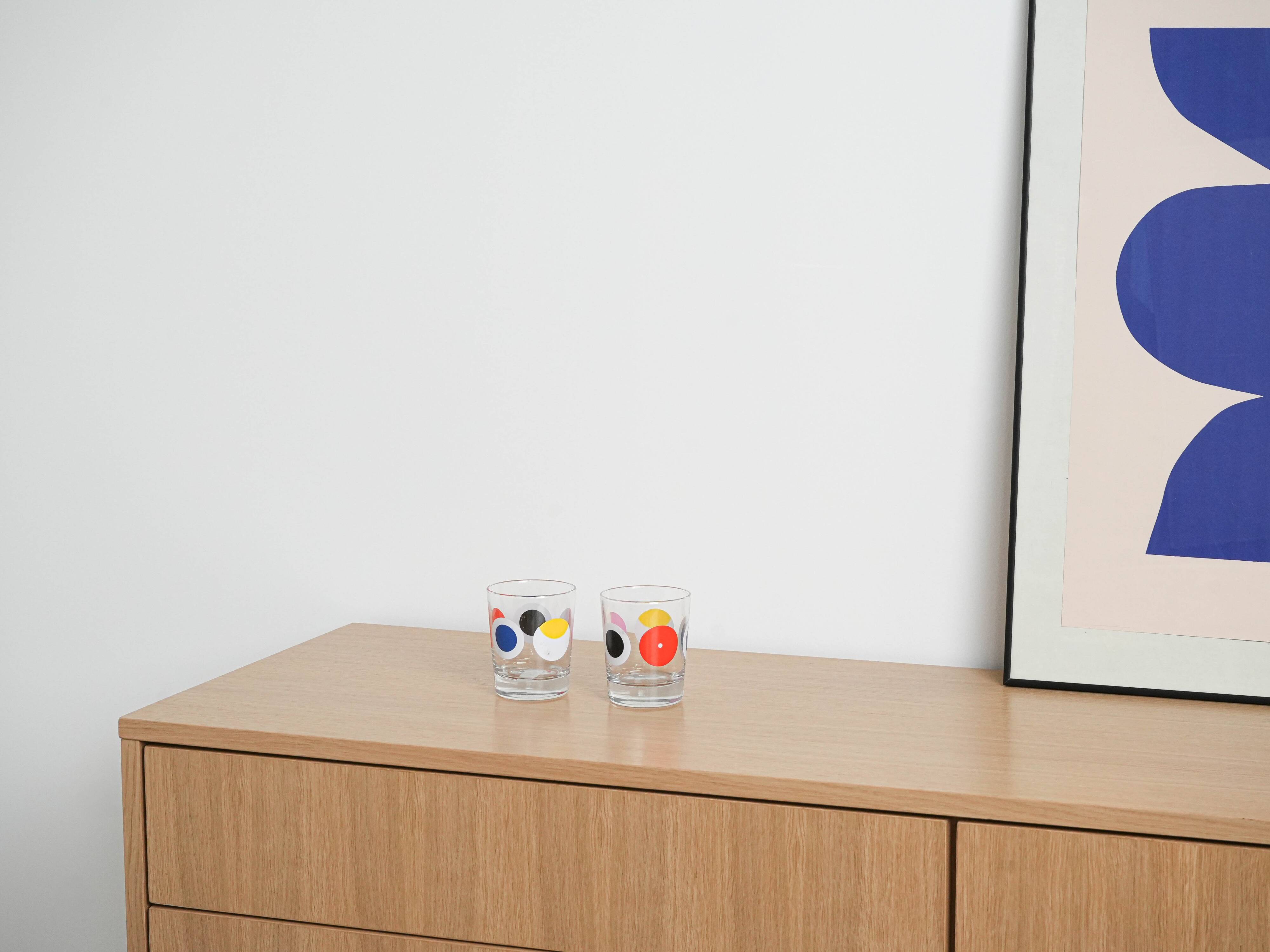 Set of glasses, Danish design, 1990s, manufactured by IKEA
