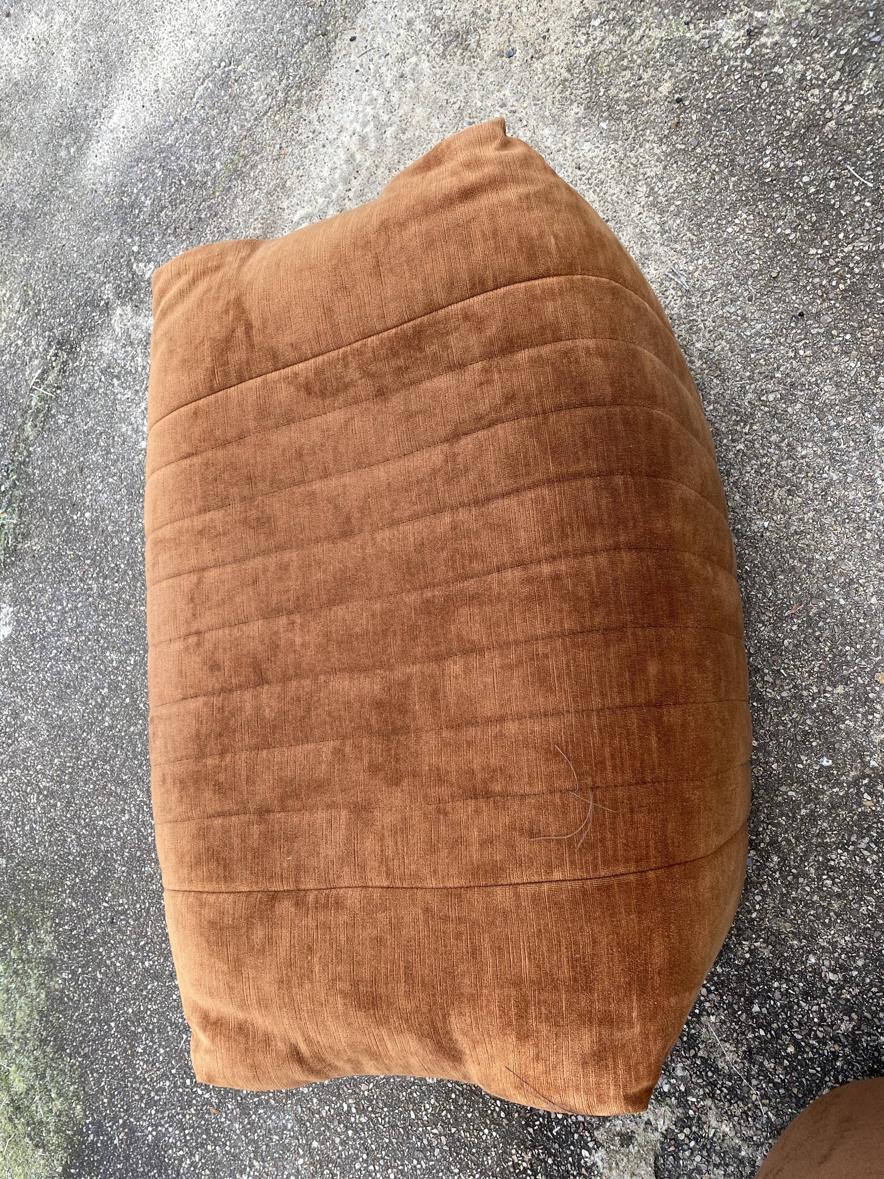 Sofa and pouf Aralia by Michel Ducaroy, Ligne Roset edition