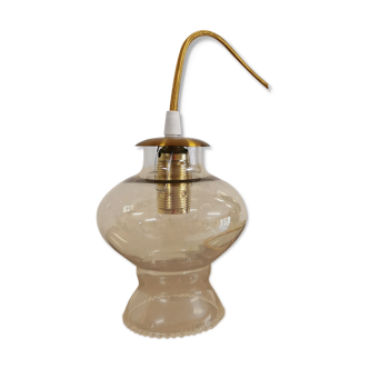 Vintage globe suspension hand lamp