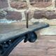 Café table bistro vintage brasserie 1890-1910 cast iron & fir