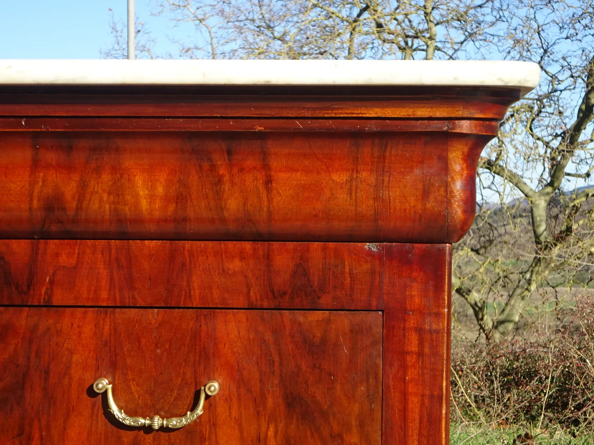 Commode style Louis Philippe en acajou