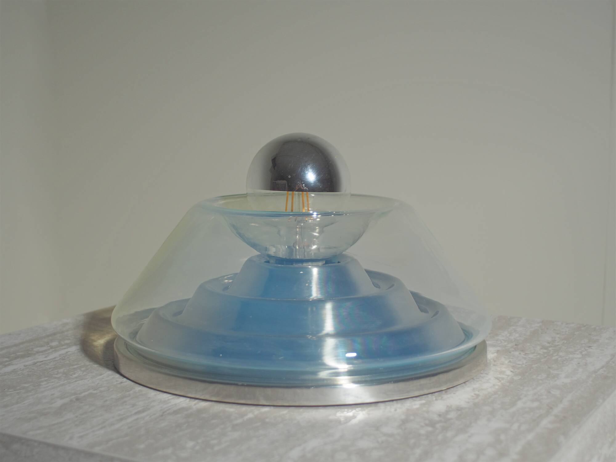 Wall light by Seguso, Italy, circa 1960.