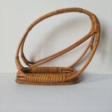 Porte bouteille rotin