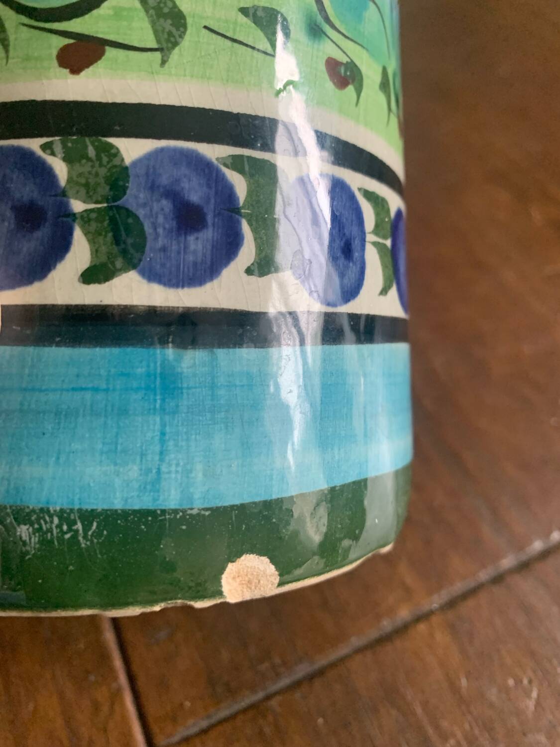 Tonala Mexico Bird Decor Vase