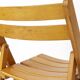 1 of 4 Vintage Folding Chair, 1950s–1960s German Design, Beech Wood