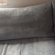 Sky blue ribbed 3-seater sofa