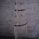 Metal corner shelf