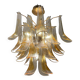 Murano Glass Feather Chandelier 1970’s