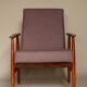 Wood armchair living Room chair oryginal design by H.Lis  renovated armchair longue chair Mid century modern design wooden armchair for salon